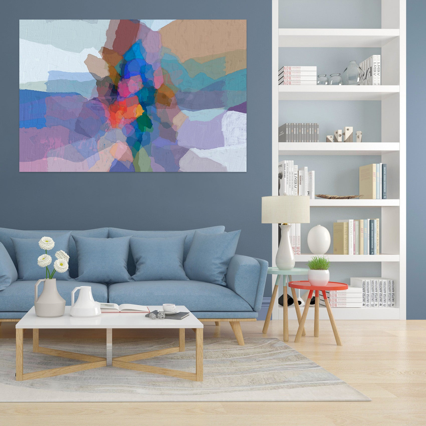 3D Color Figure 004 Michael Tienhaara Wall Sticker