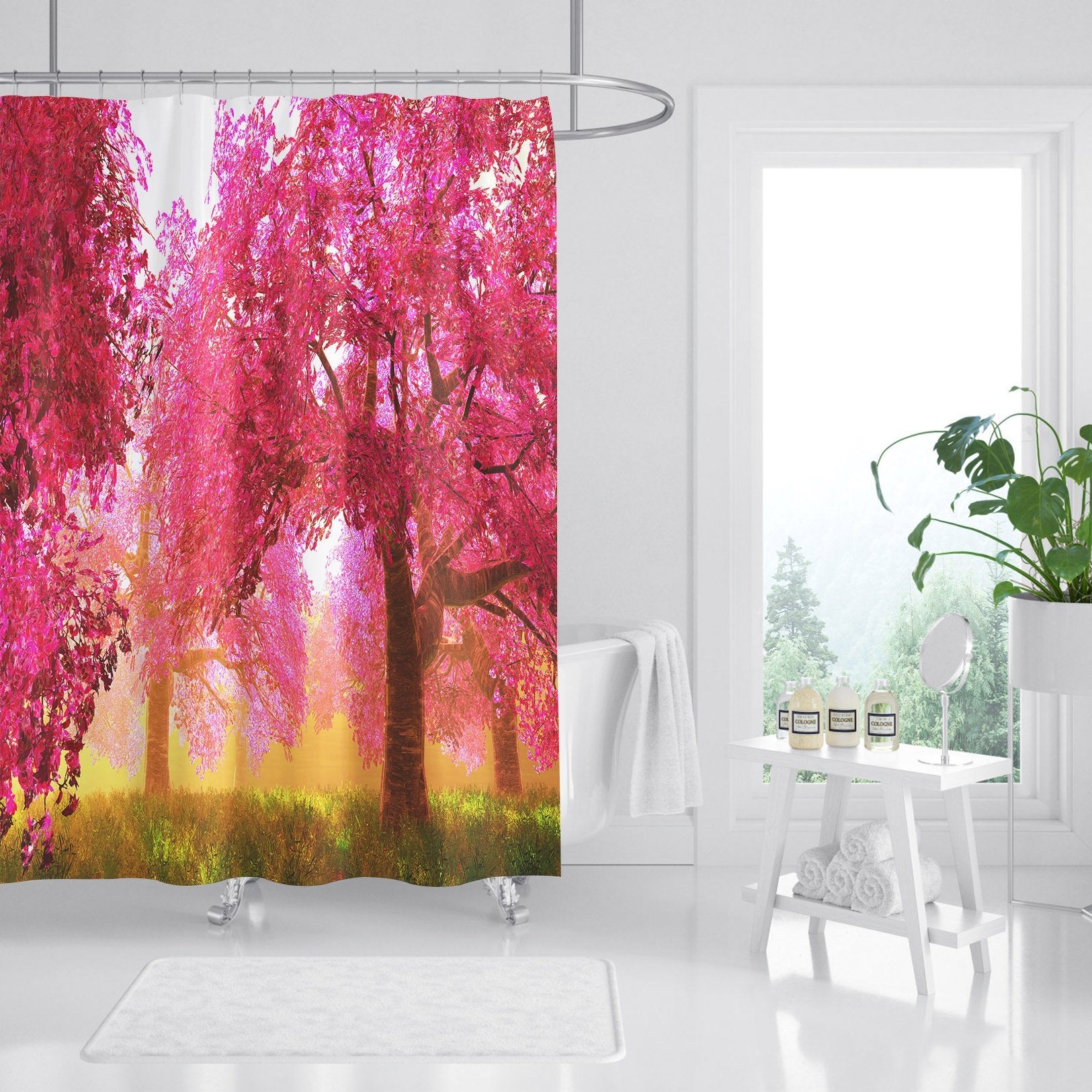 3D Mangrove Forest 007 Shower Curtain 3D Shower Curtain AJ Creativity Home 