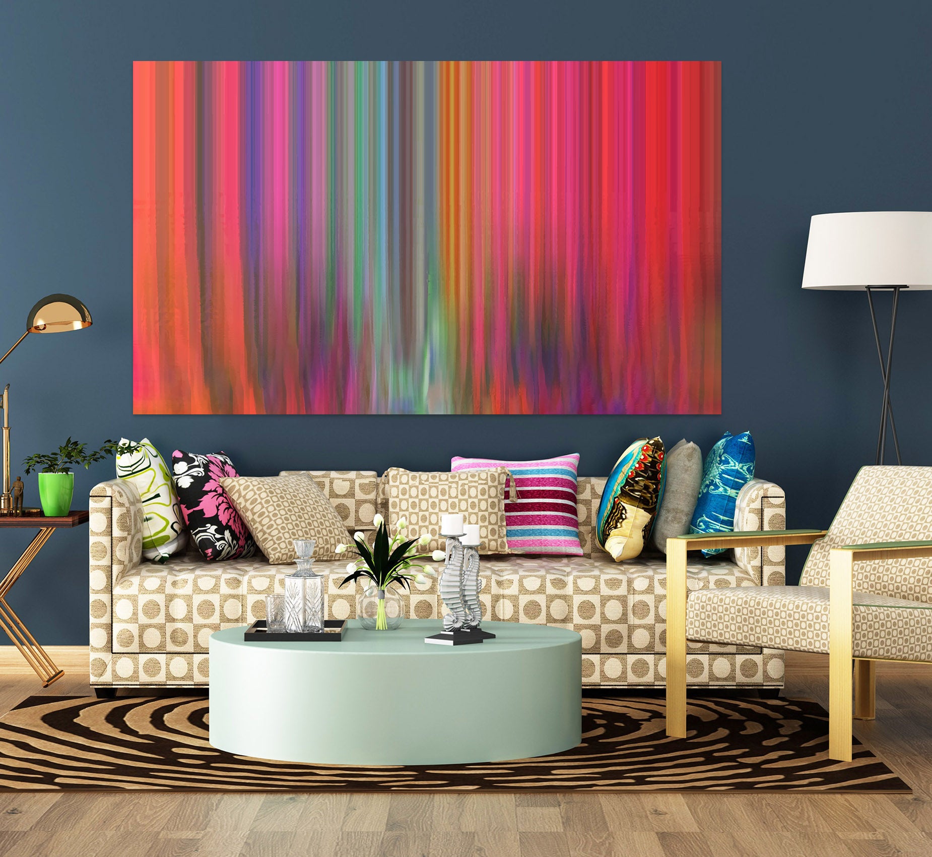 3D Abstract Color 71097 Shandra Smith Wall Sticker