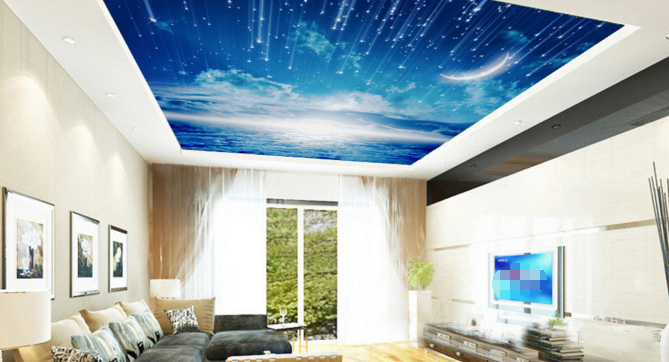 Sky Crescent Moon Stars 091 Wallpaper AJ Wallpaper 