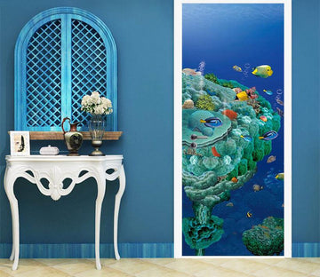 3D the wonders of the world in the seadoor mural Wallpaper AJ Wallpaper 