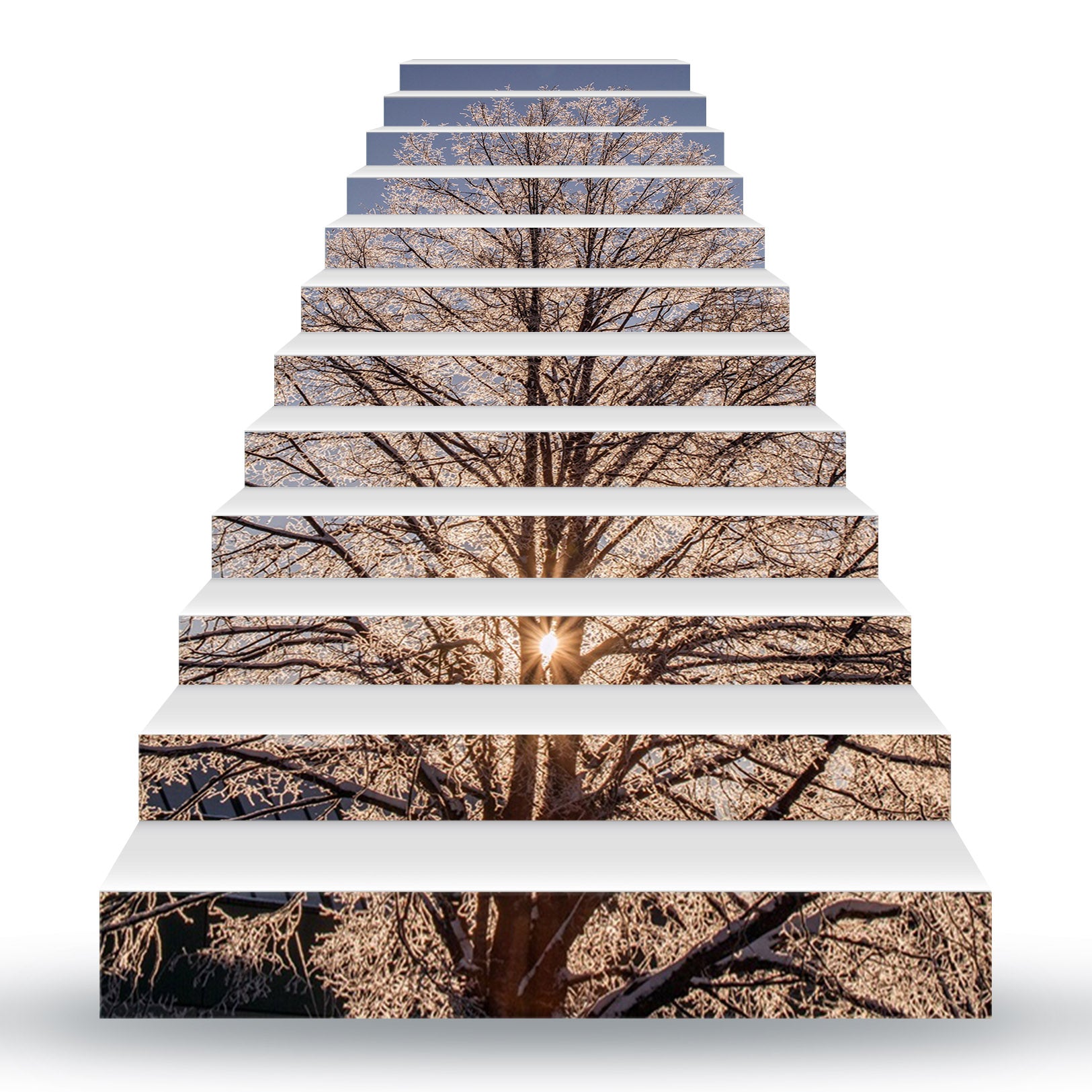 3D Daylight Pink Flowers 119 Stair Risers