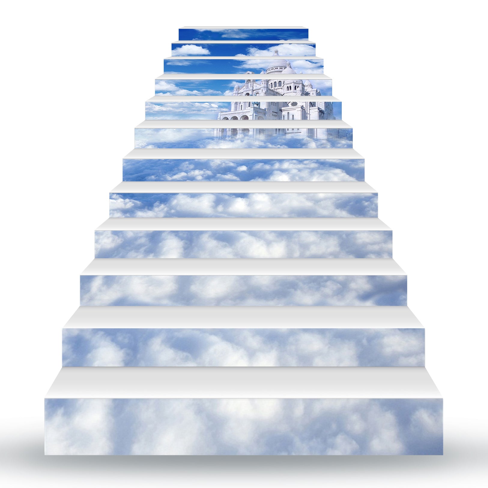 3D Sky Castle 169 Stair Risers