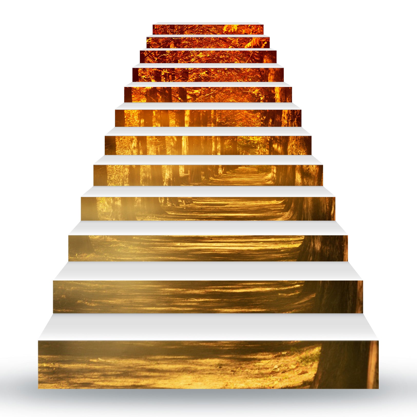 3D Golden Woods 083 Stair Risers