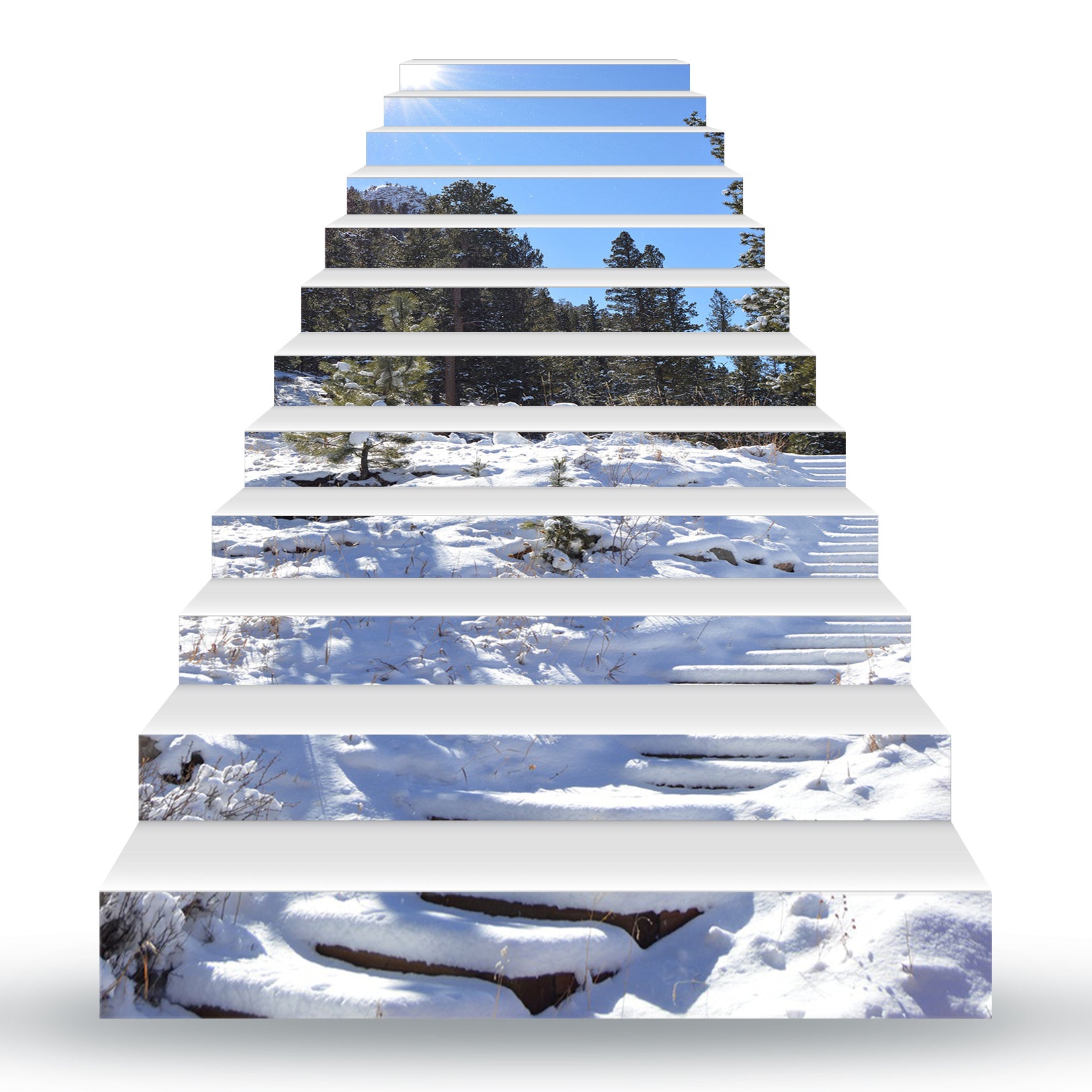 3D The First Melting Of The Snow 114 Stair Risers