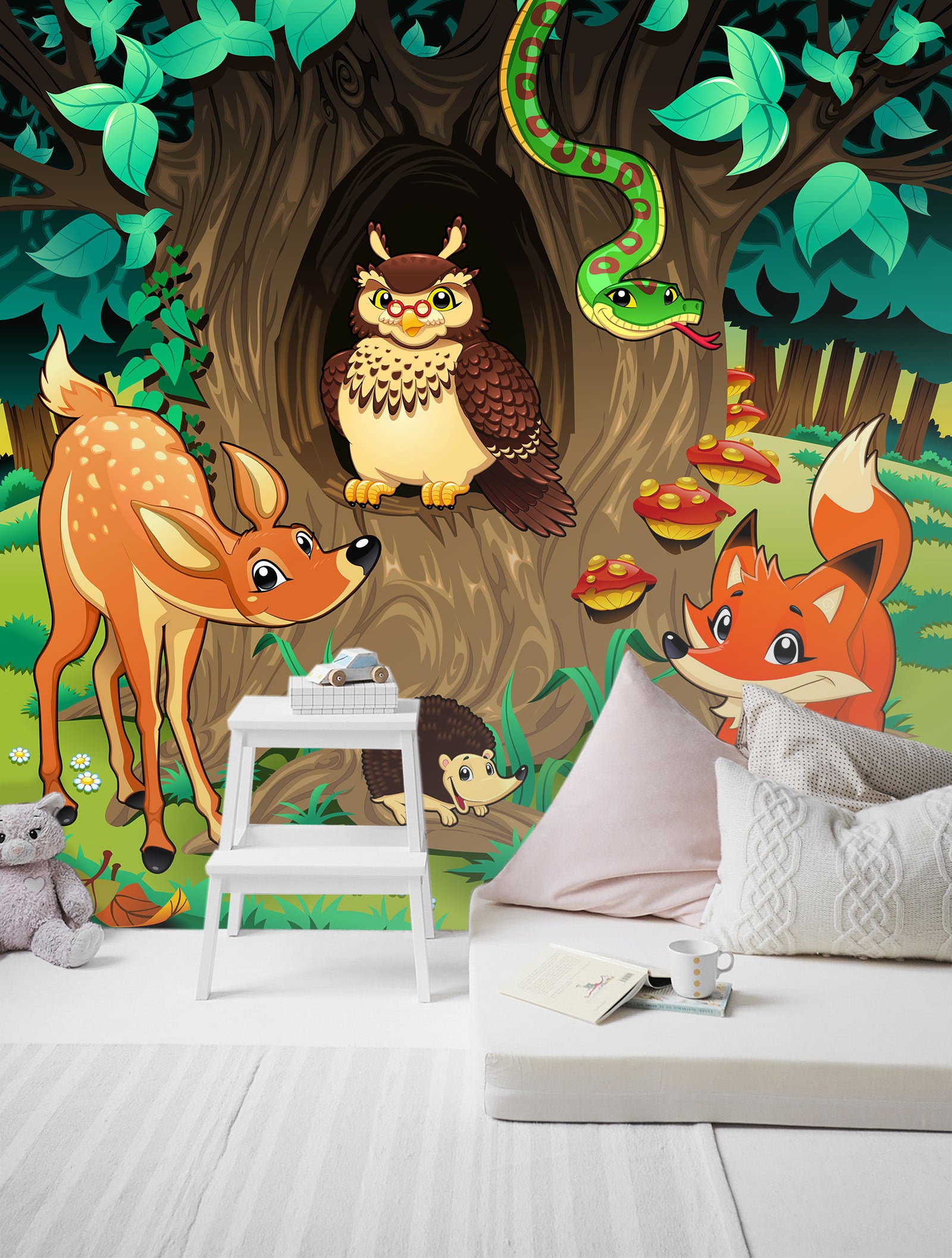 3D Forest Animals 1663 Wall Murals