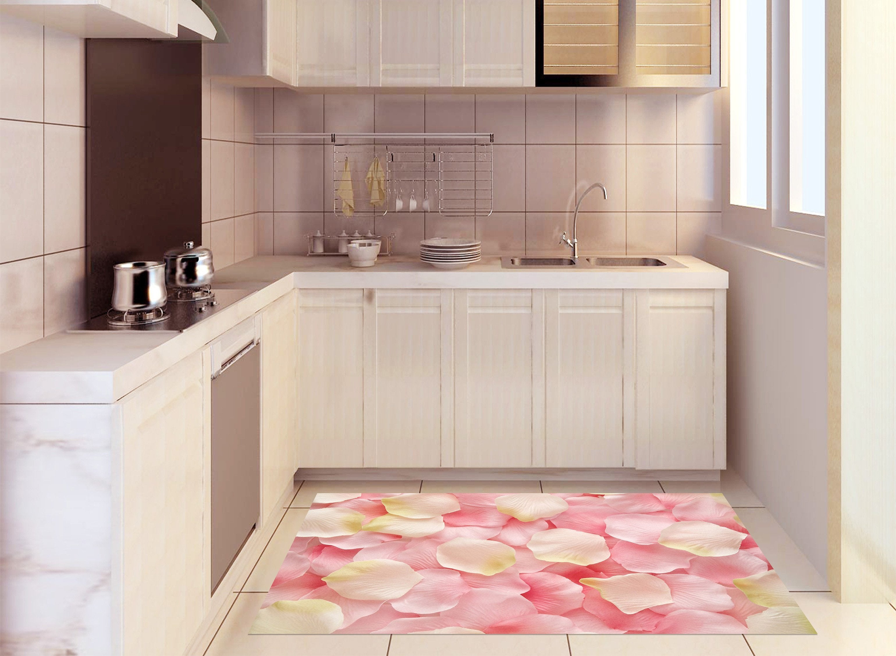 3D Pretty Petals 163 Kitchen Mat Floor Mural Wallpaper AJ Wallpaper 