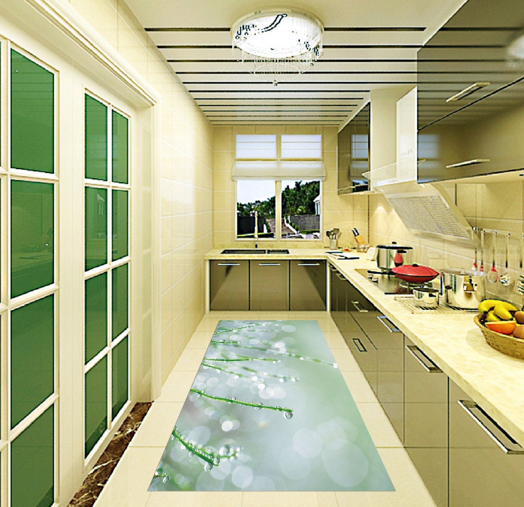 3D Morning Dews 080 Kitchen Mat Floor Mural Wallpaper AJ Wallpaper 