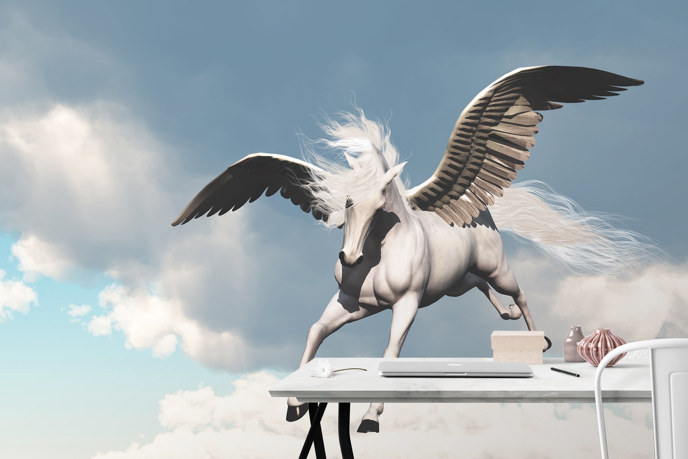 3D Pegasus 1512 Wall Murals