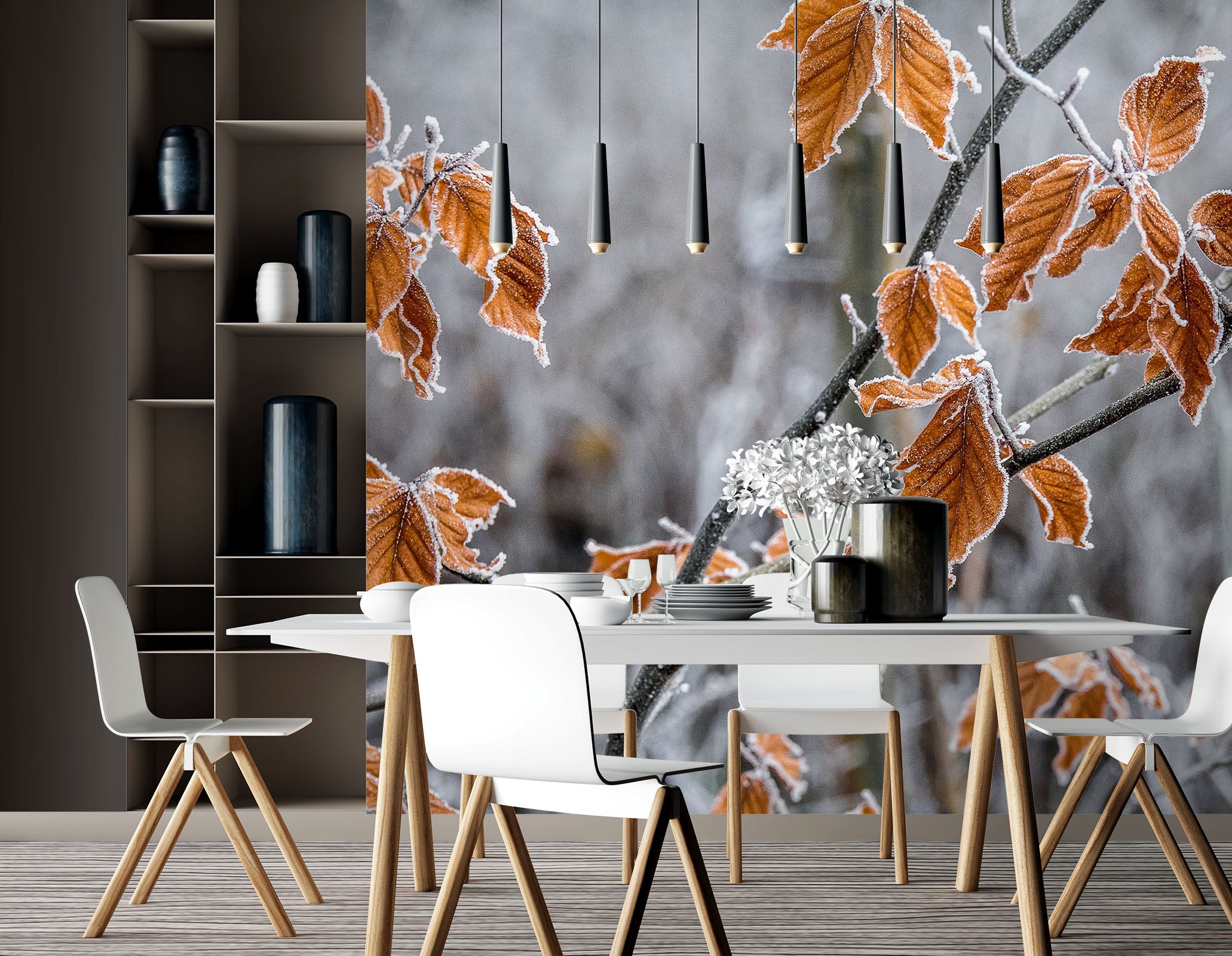 3D Leaves 57121 Wall Murals