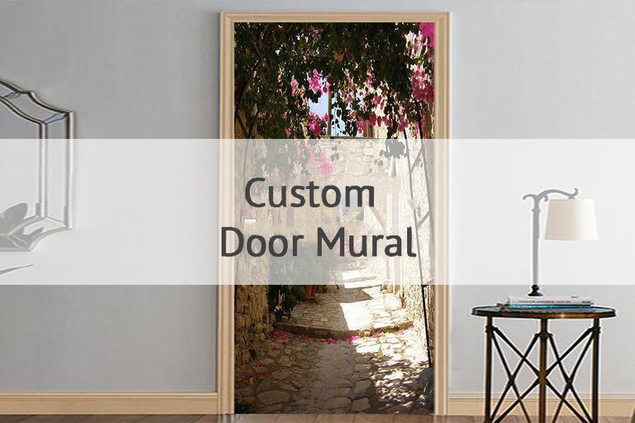 Custom Door Mural Wallpaper AJ Wallpaper 