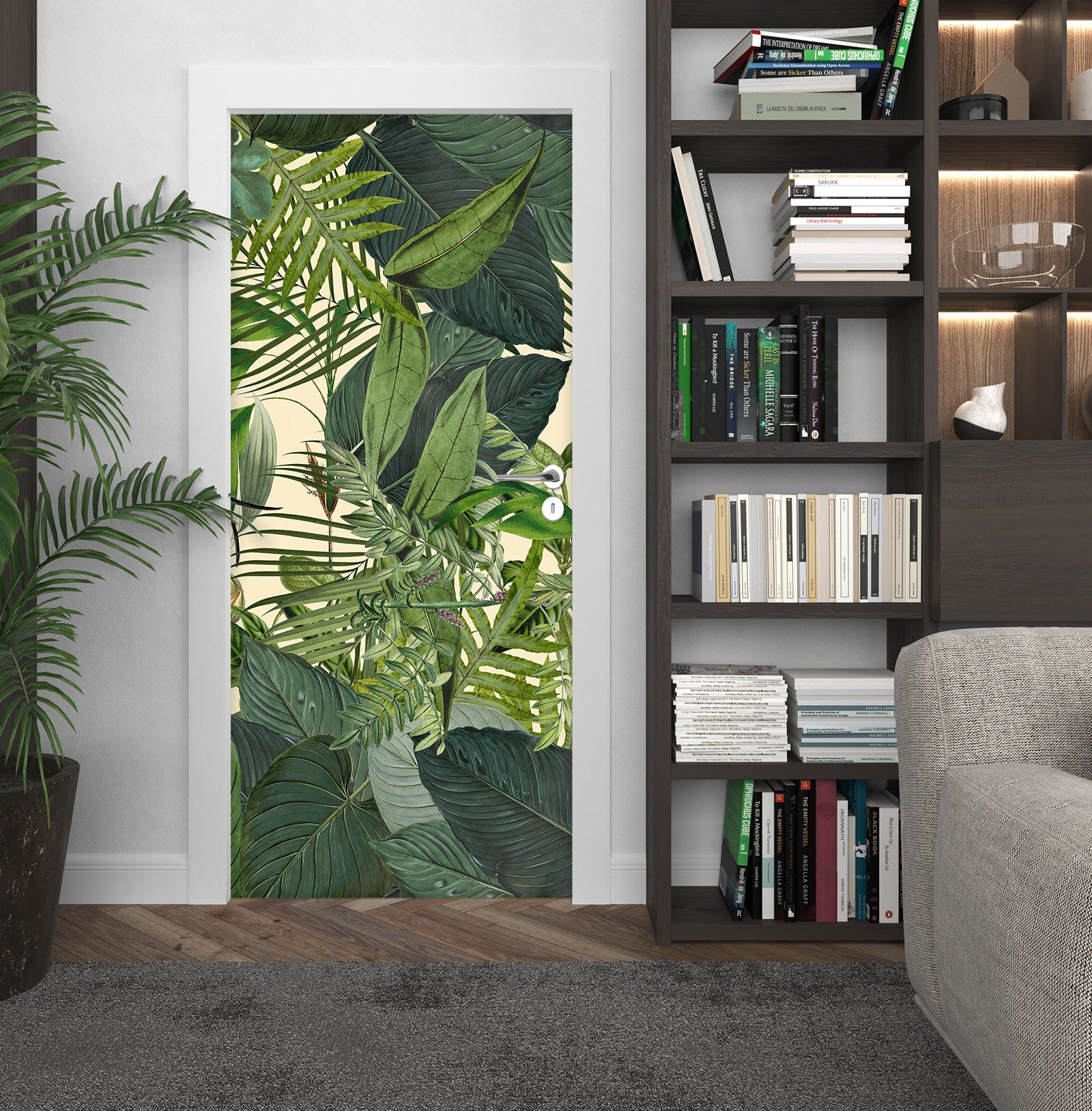 3D Green Jungle 118101 Andrea Haase Door Mural