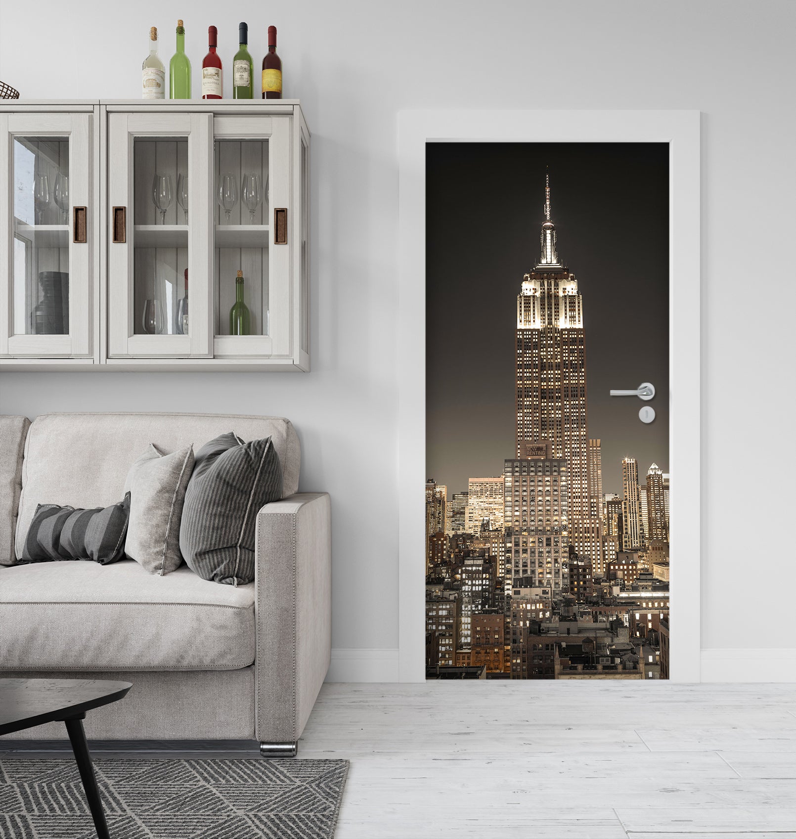 3D High-Rise Building 10709 Assaf Frank Door Mural