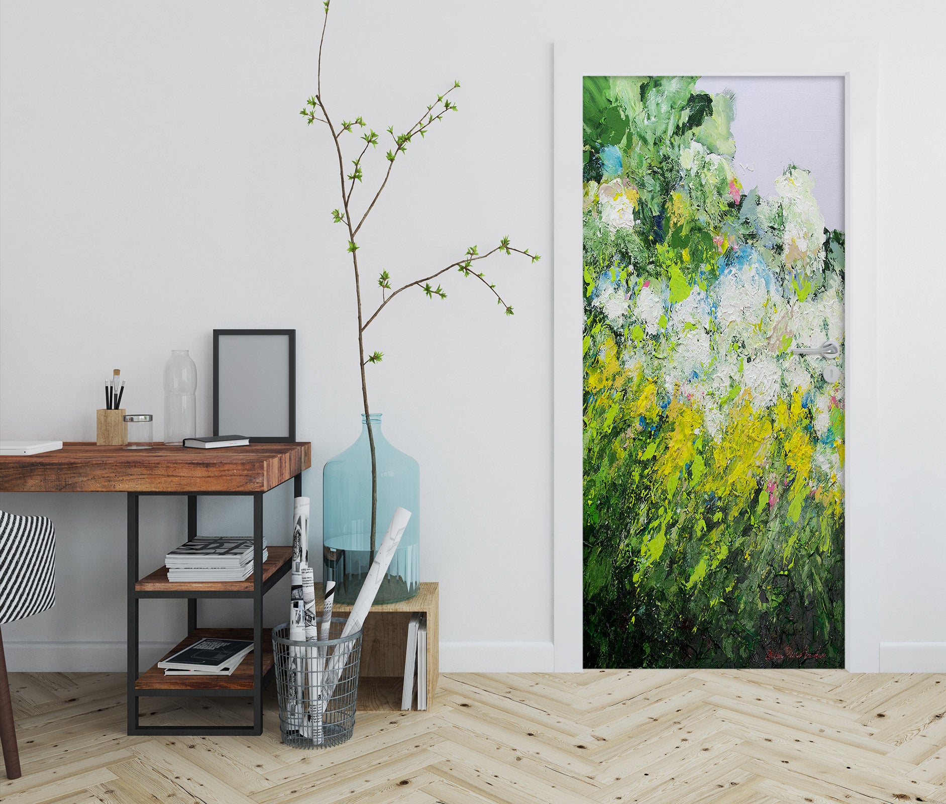 3D Grassland Painting 93216 Allan P. Friedlander Door Mural