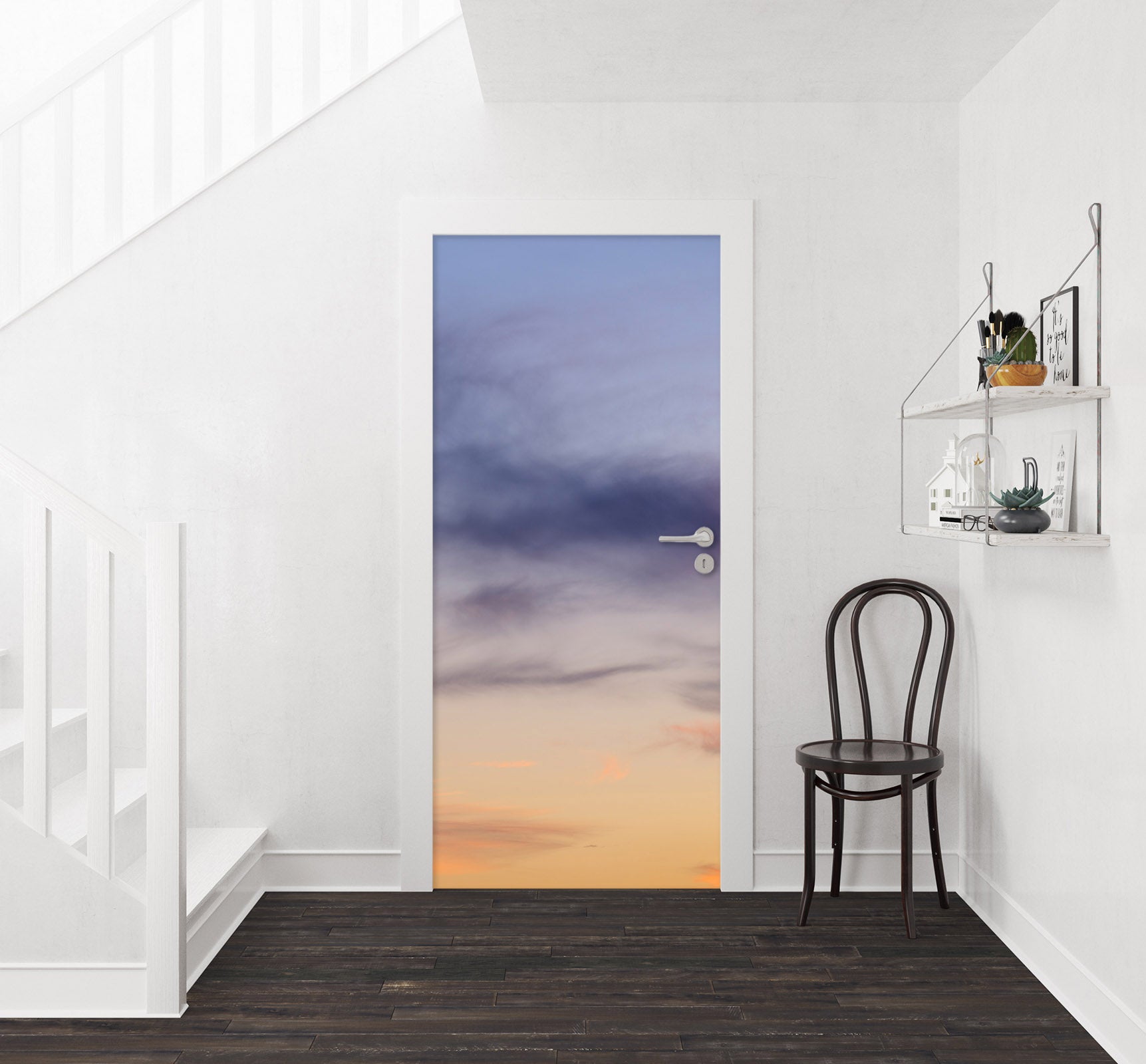 3D Blue Sky 5198 Assaf Frank Door Mural