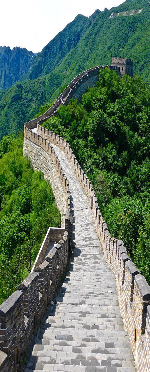 3D great Wall scenery door mural Wallpaper AJ Wallpaper 