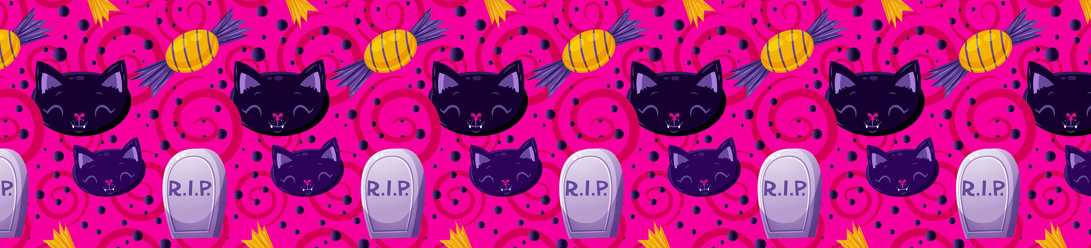 3D Magical Halloween Ghosts 654 Stair Risers