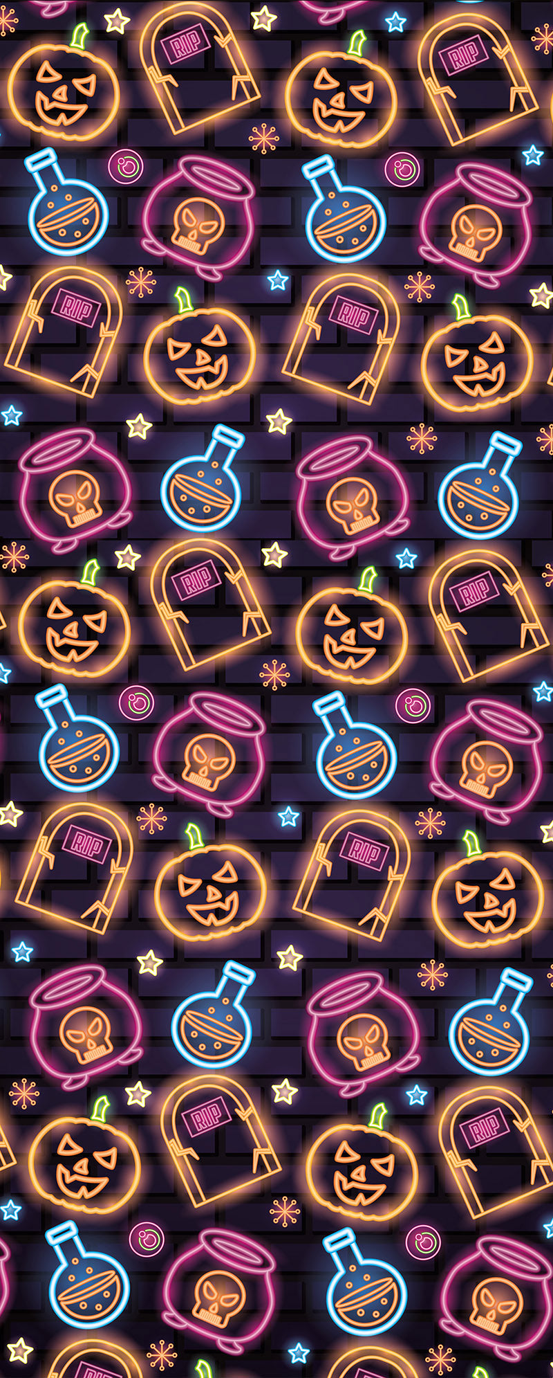 3D Fluorescent Halloween Graphics 660 Stair Risers