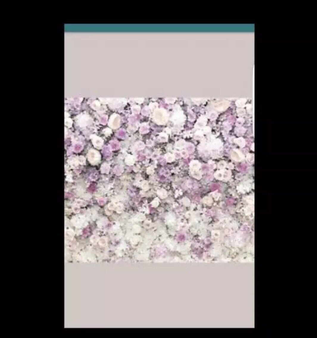 3D romantic flower wall paper 452cm wide and 241cm high in vinyl AJ Wallpaper 