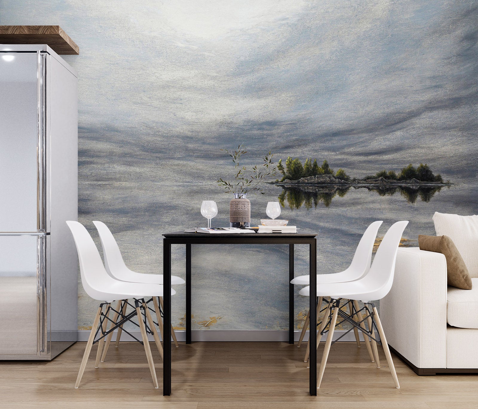3D Grey Sky 1846 Marina Zotova Wall Mural Wall Murals