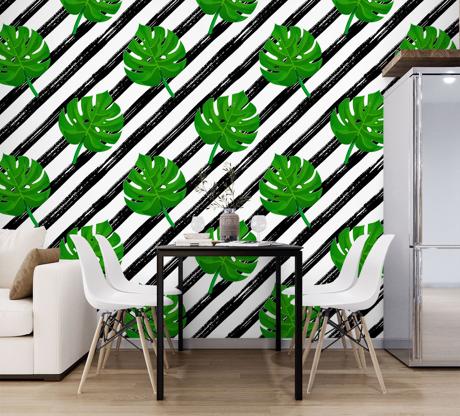 3D Leaves 57098 Wall Murals