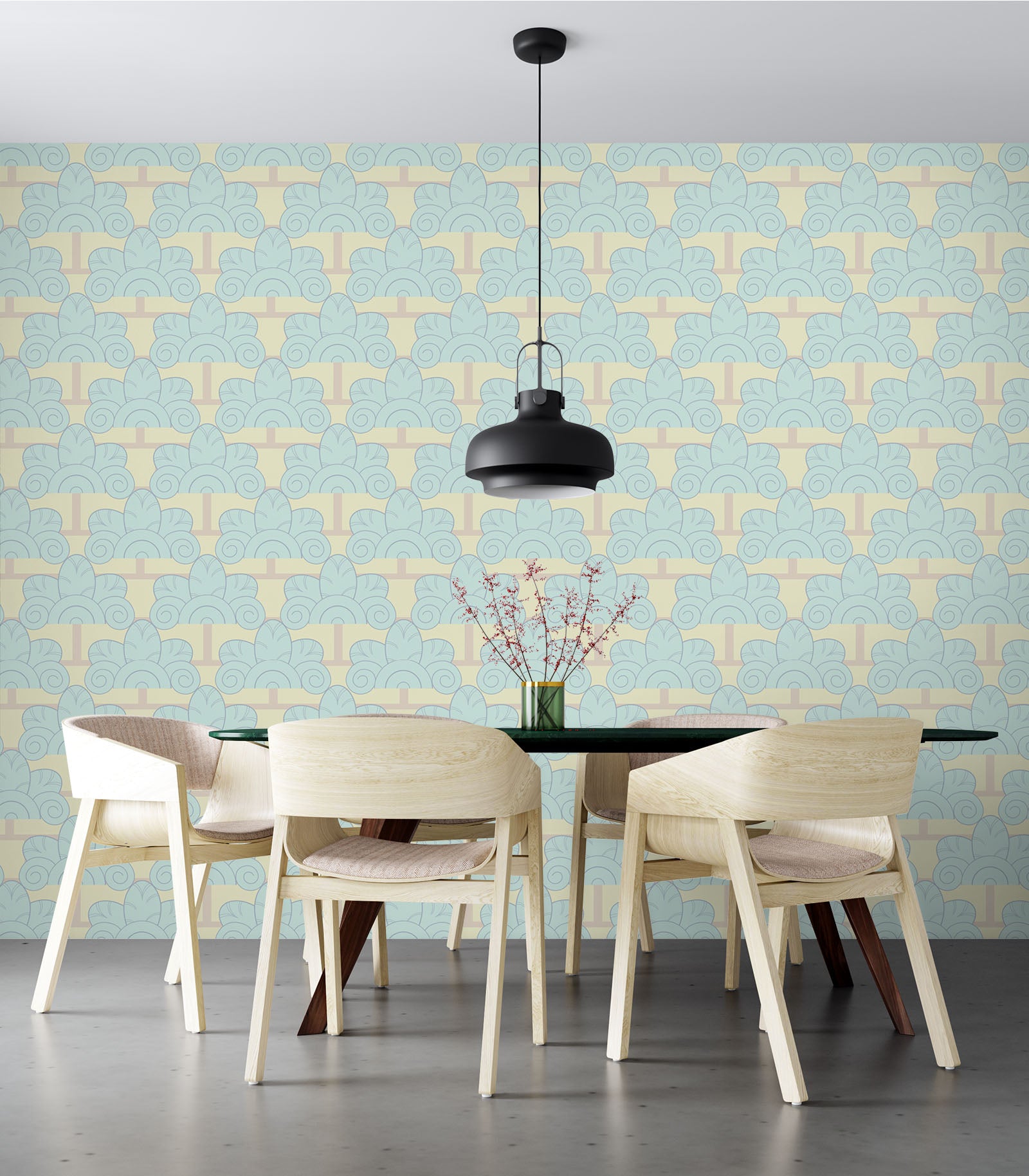 3D Yellow Pattern 98142 Kasumi Loffler Wall Mural Wall Murals