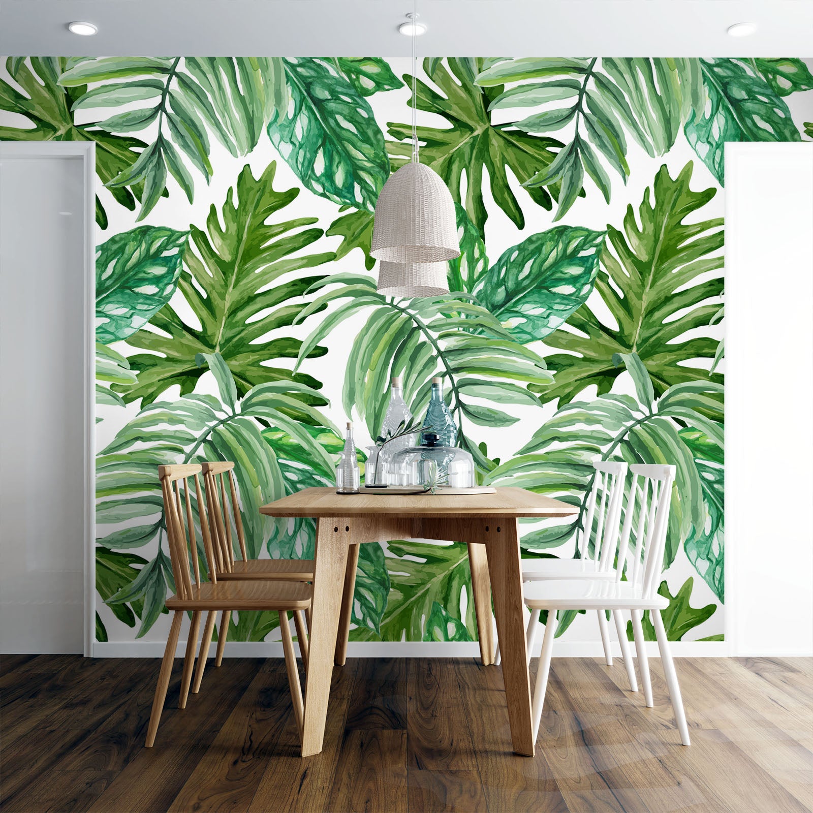 3D Leaf Pattern 57198 Wall Murals