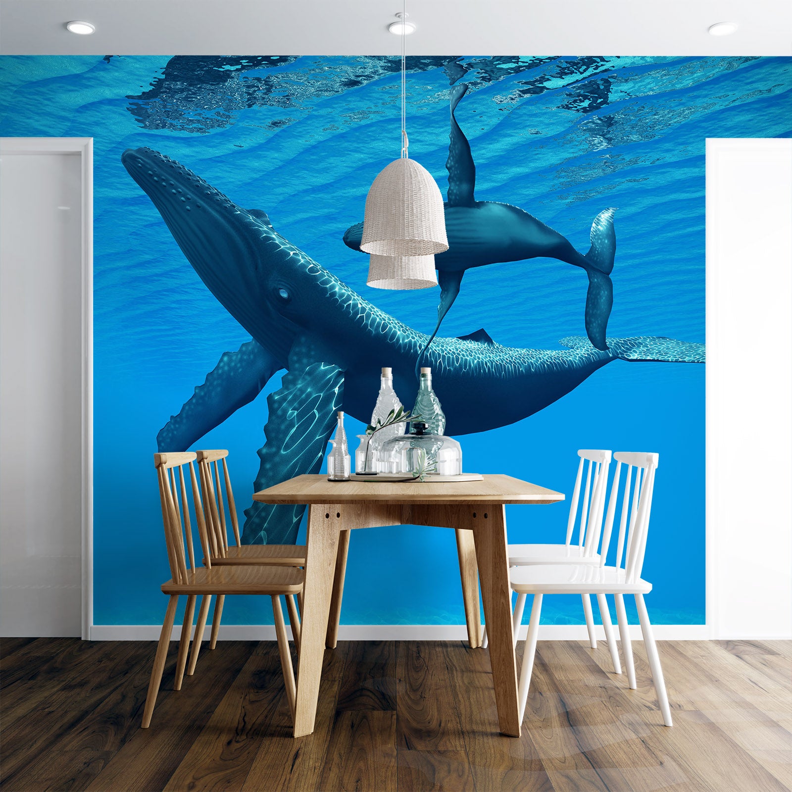 3D Whale 57186 Wall Murals