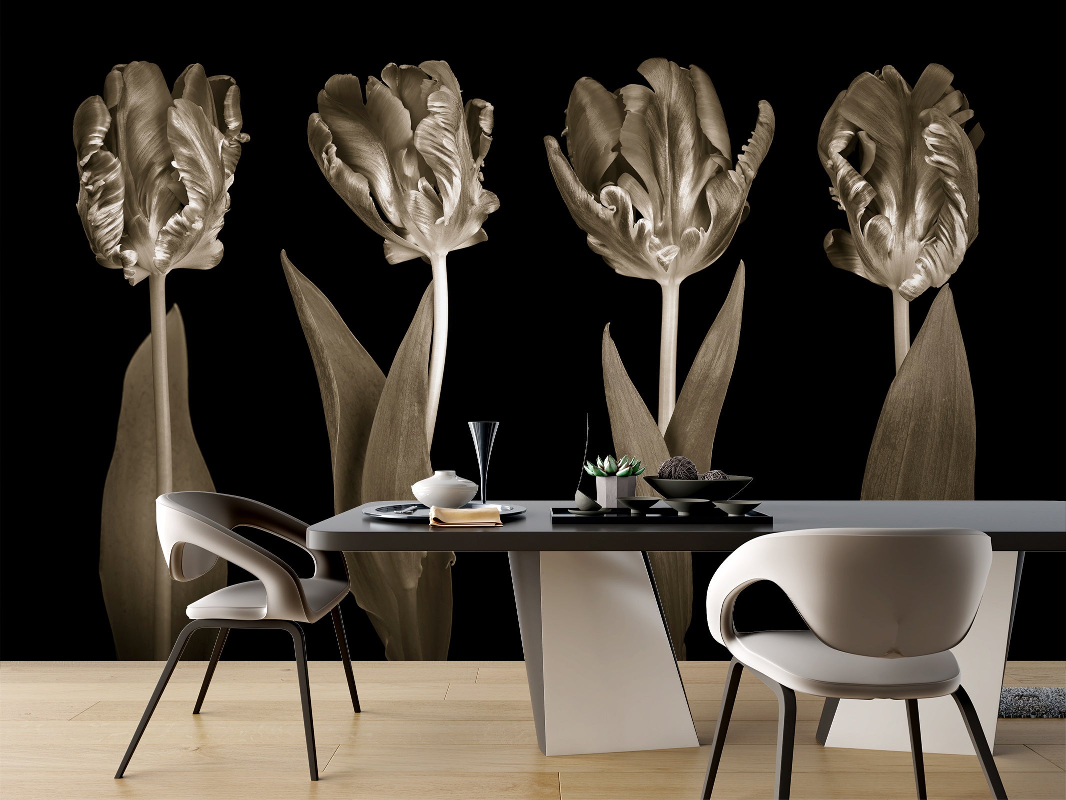 3D Elegant Flower 6205 Assaf Frank Wall Mural Wall Murals