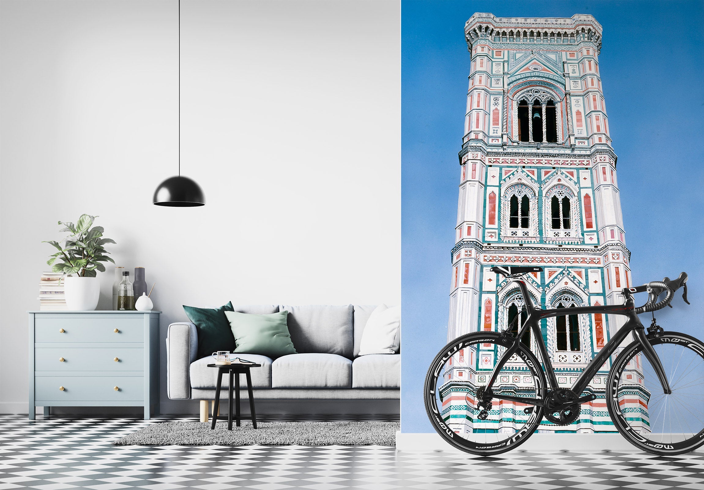 3D White Building 11116 Matthew Holden Bates Wall Mural Wall Murals