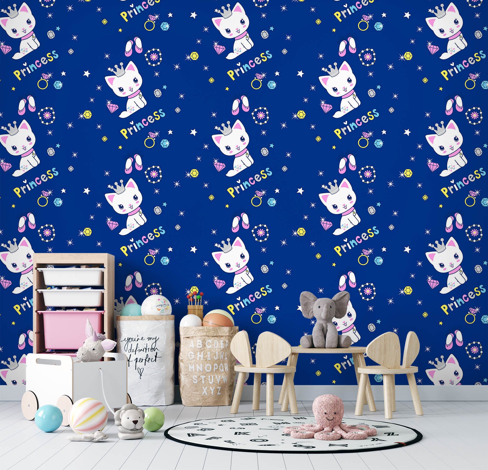 3D Cat Pattern 57069 Wall Murals