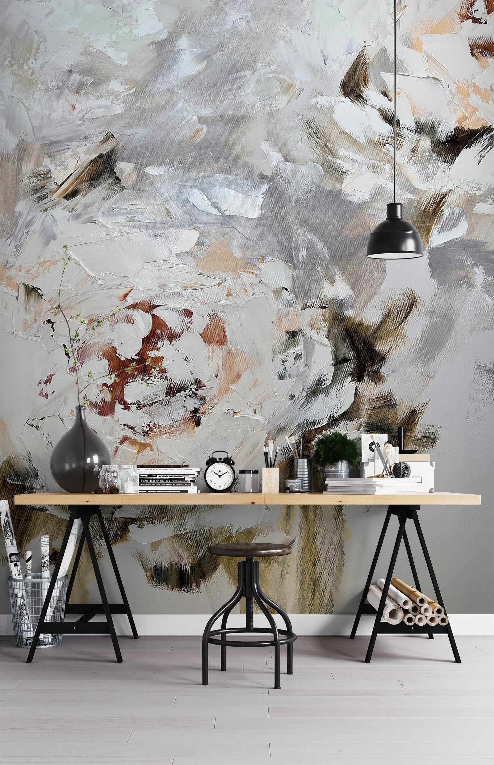 3D White Flower 2647 Skromova Marina Wall Mural Wall Murals