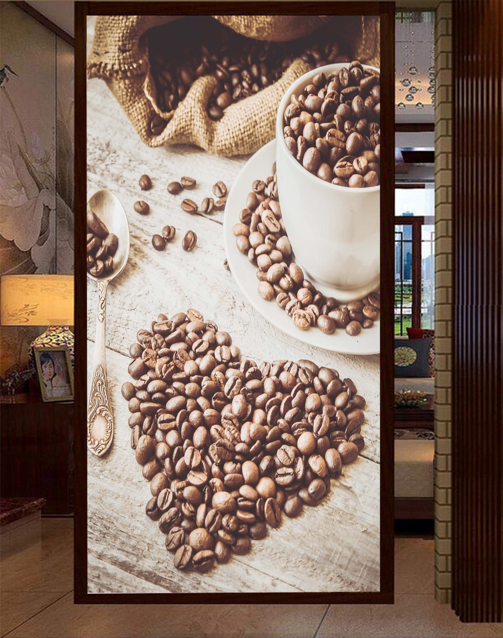3D Coffee Beans 1098 Wall Murals