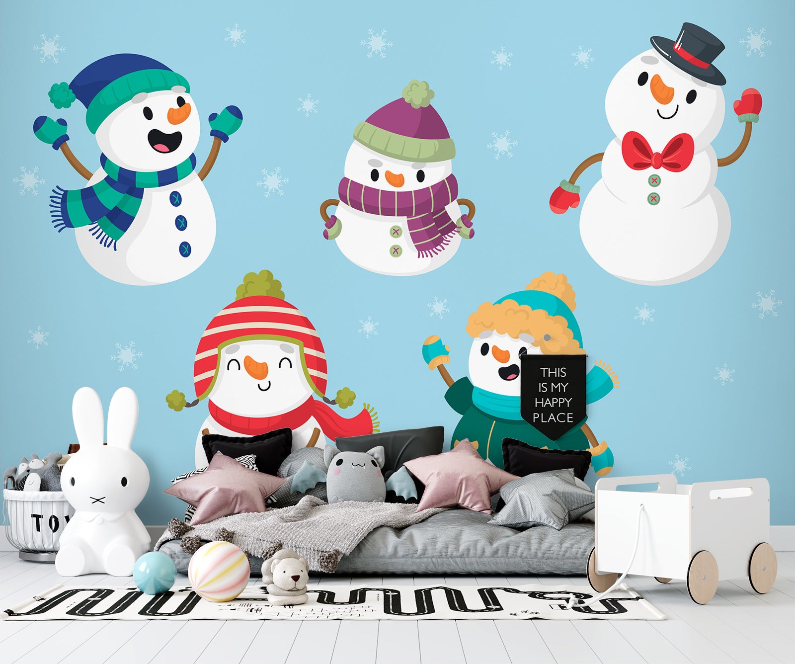 3D Snowman 57114 Wall Murals