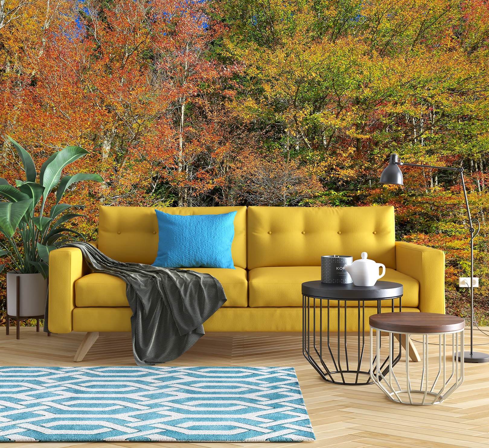 3D Jungle Trees 62094 Kathy Barefield Wall Mural Wall Murals