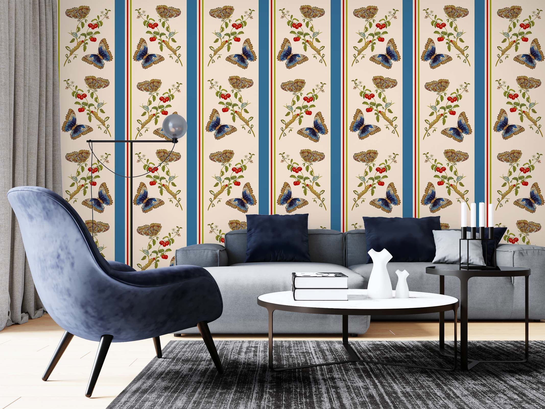 3D Butterfly Flying 166 Uta Naumann Wall Mural Wall Murals