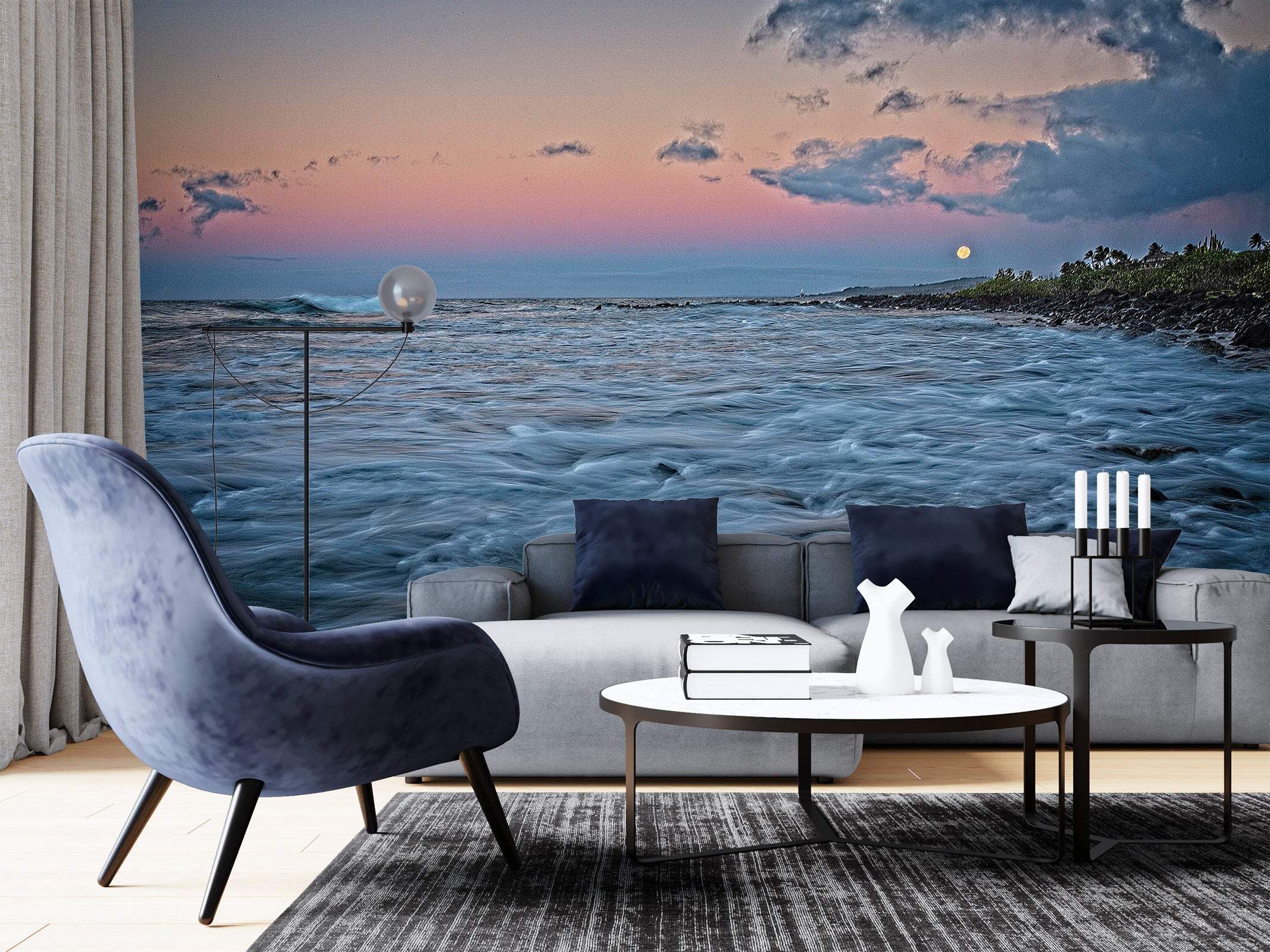 3D Sea Sky 62079 Kathy Barefield Wall Mural Wall Murals