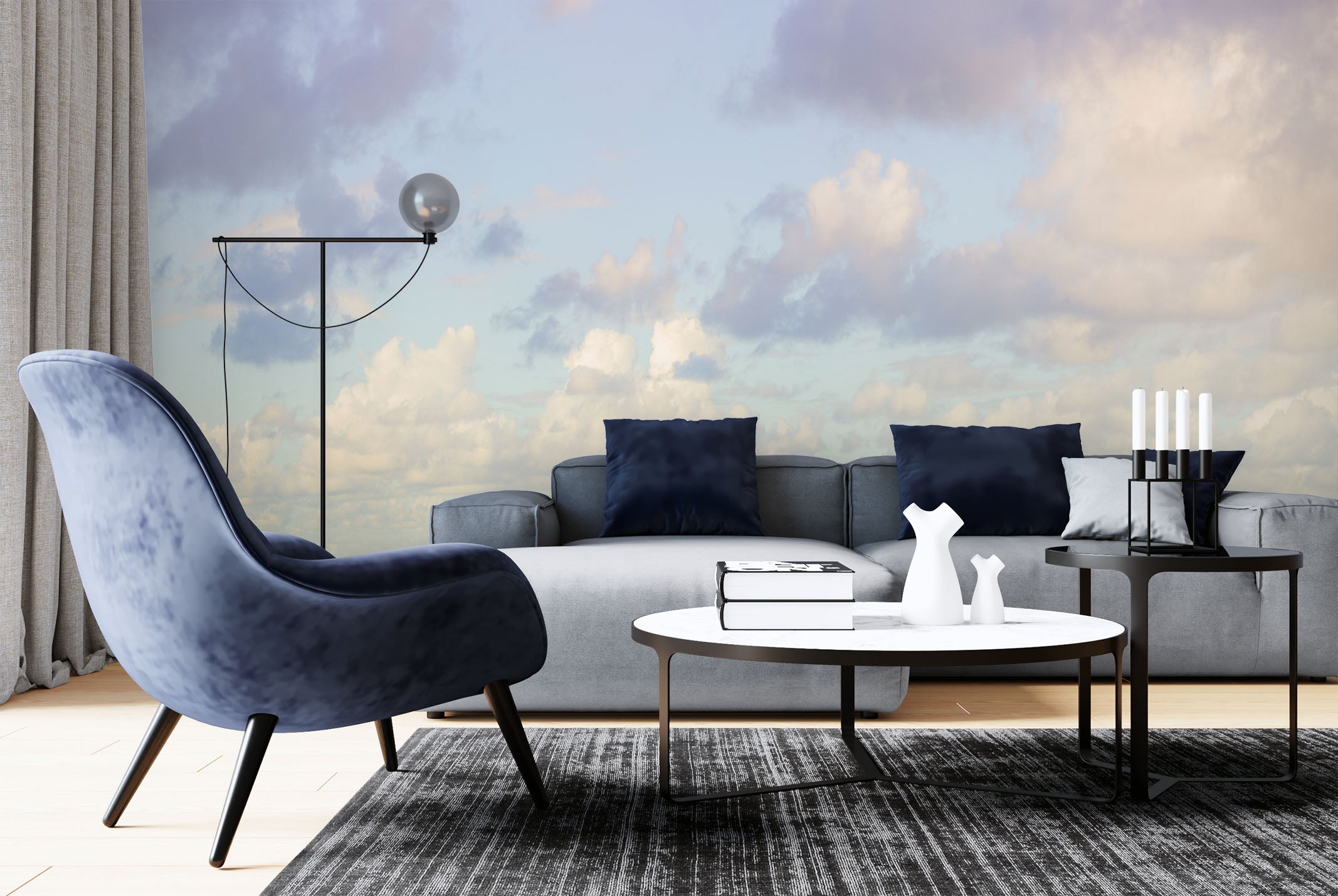 3D Sky Cloud 6229 Assaf Frank Wall Mural Wall Murals