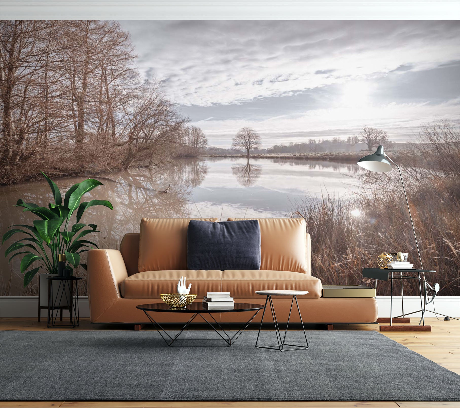 3D River Tree 063 Assaf Frank Wall Mural Wall Murals