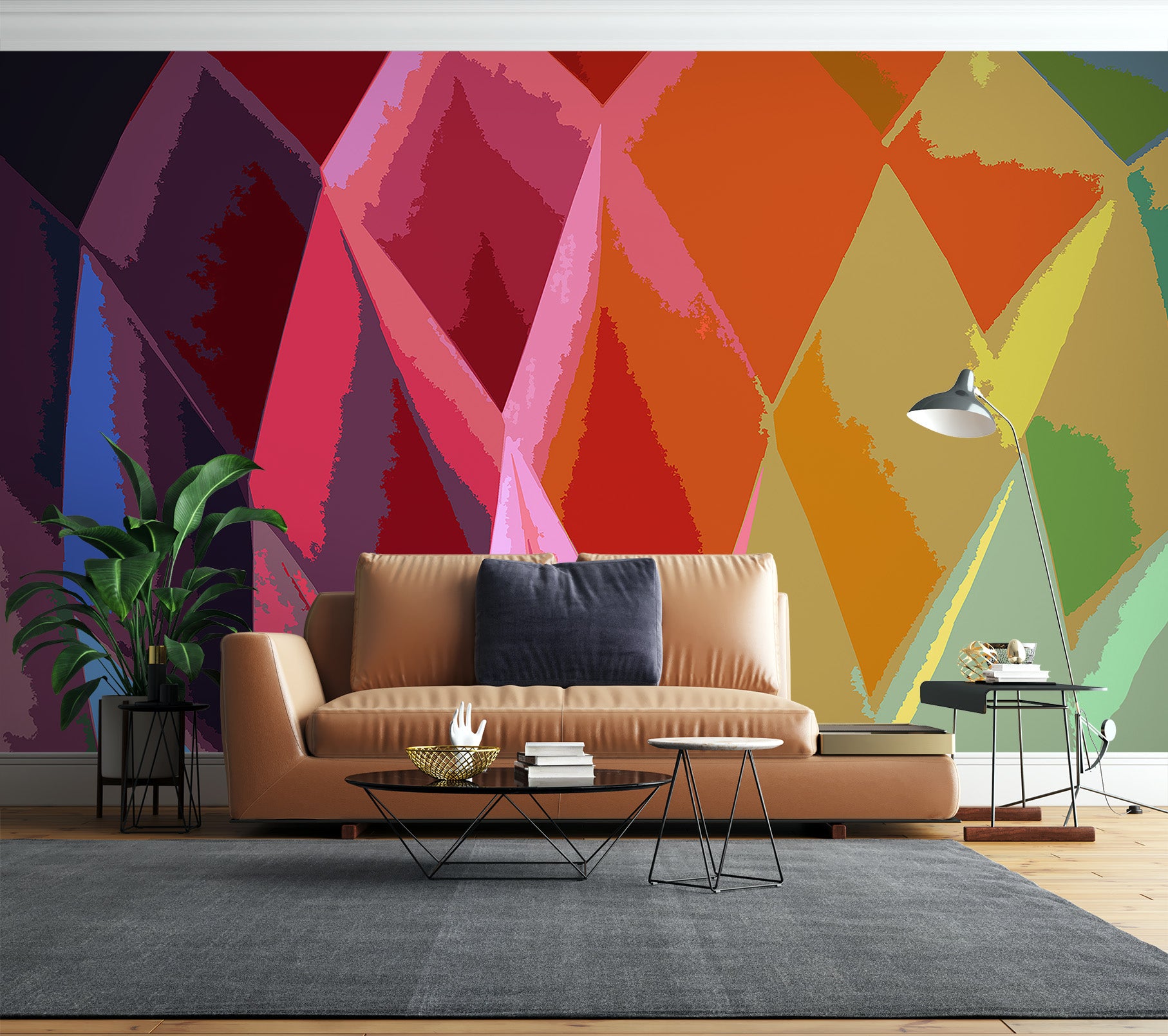3D Color Pineapple 71078 Shandra Smith Wall Mural Wall Murals