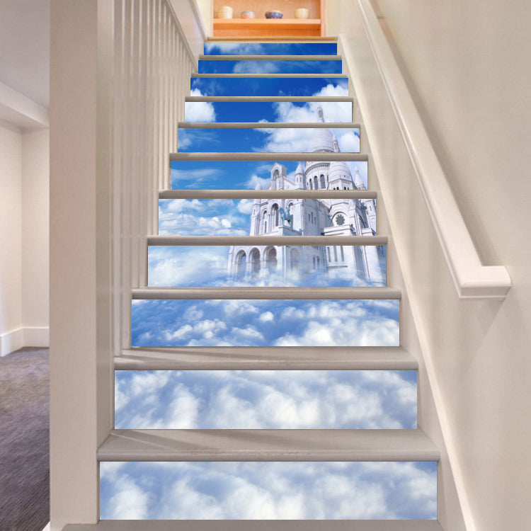 3D Sky Castle 169 Stair Risers