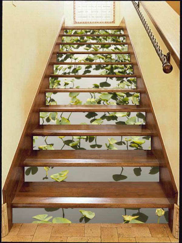 3D Aquatic Plants 10 Stair Risers Wallpaper AJ Wallpaper 