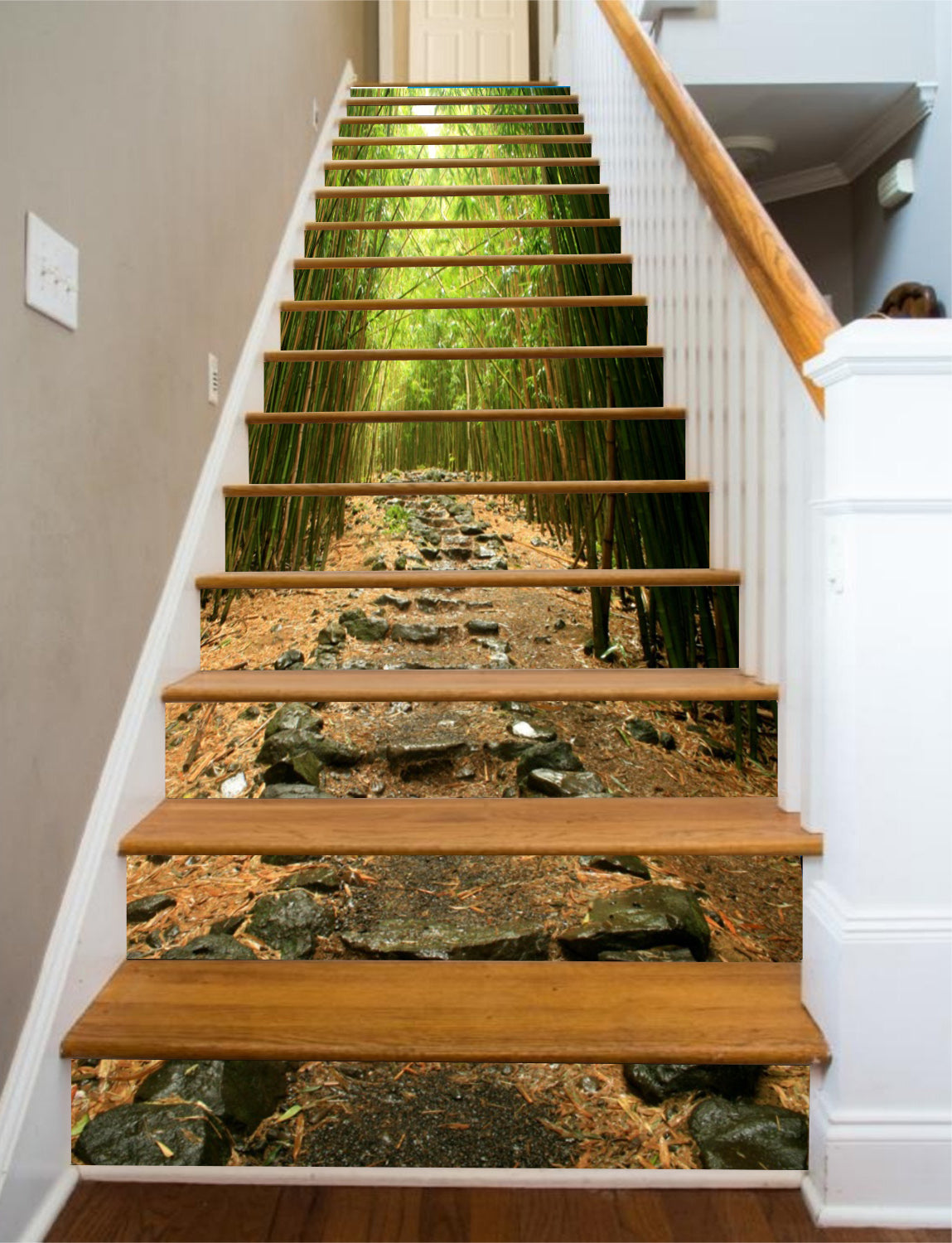 3D Bamboo Trail 132 Stair Risers