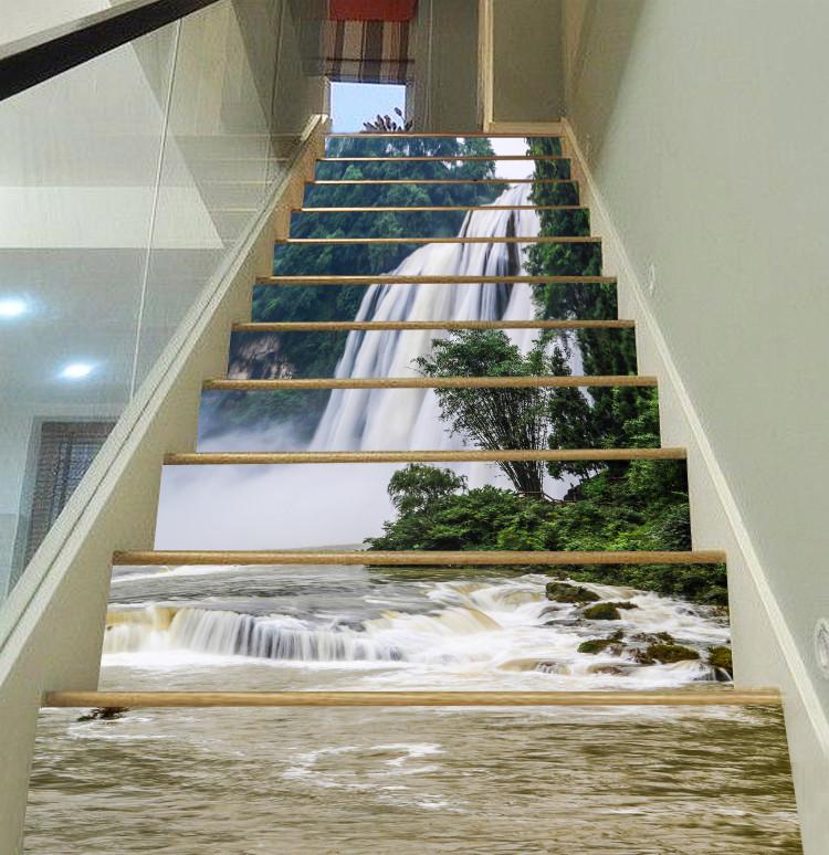 3D Pentium Waterfall 98 Stair Risers Wallpaper AJ Wallpaper 