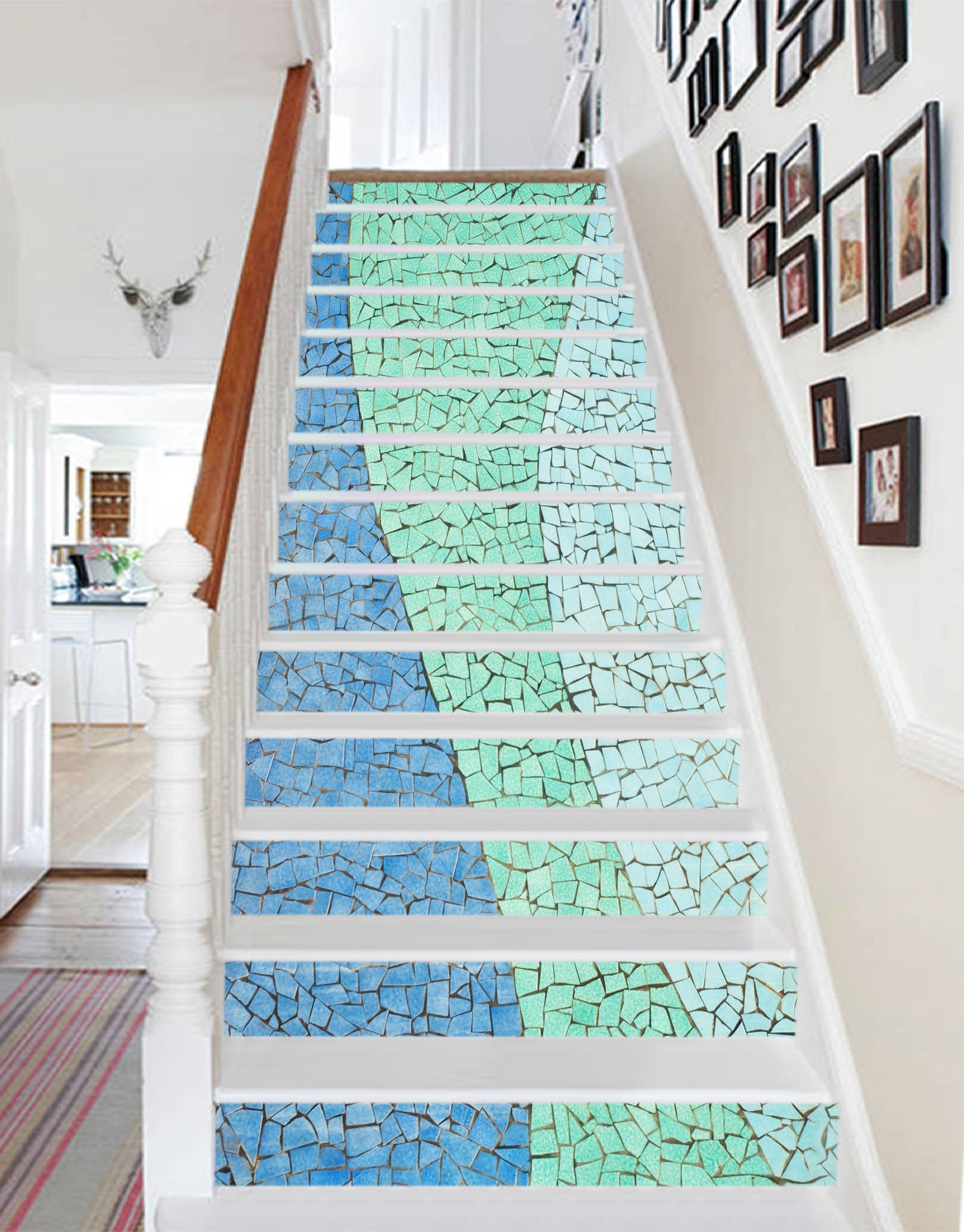 3D Gravel Puzzle 479 Stair Risers Wallpaper AJ Wallpaper 