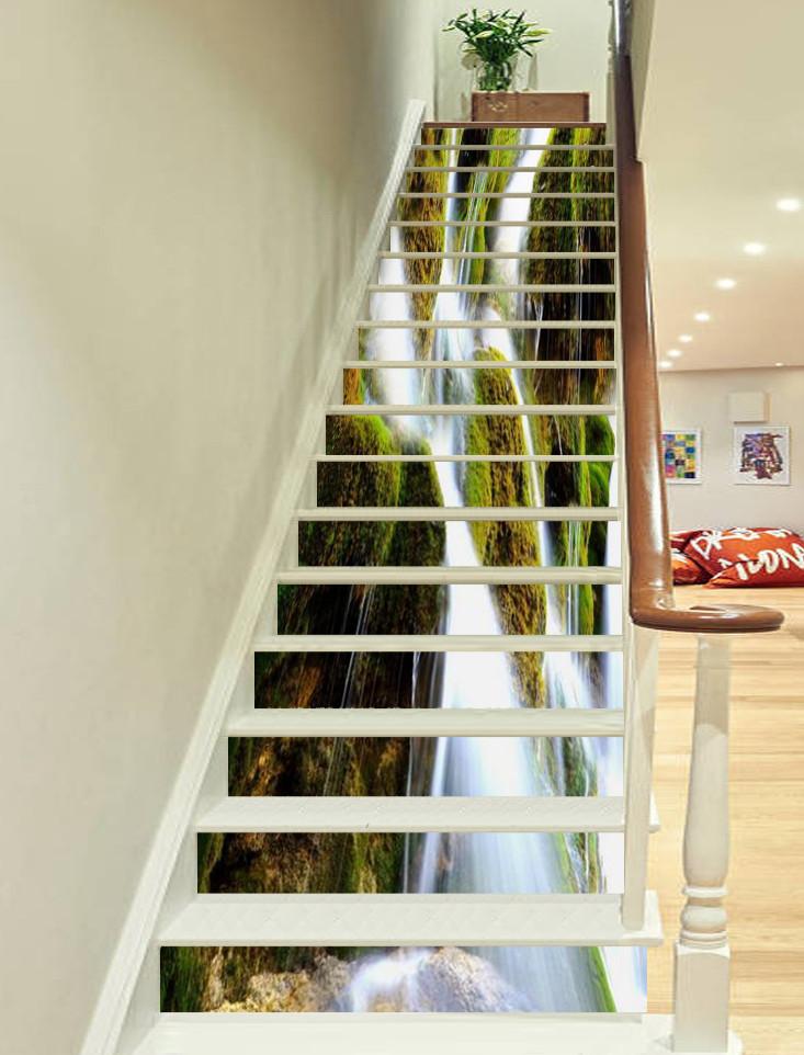 3D Streams Scenery 792 Stair Risers Wallpaper AJ Wallpaper 