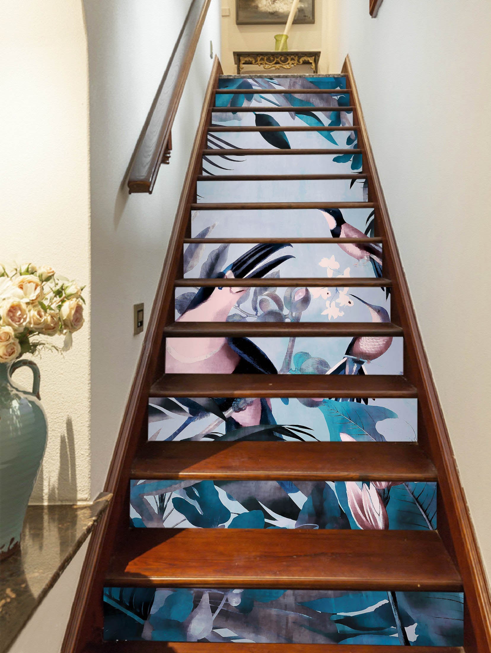 3D Leaves Pattern 109183 Andrea Haase Stair Risers