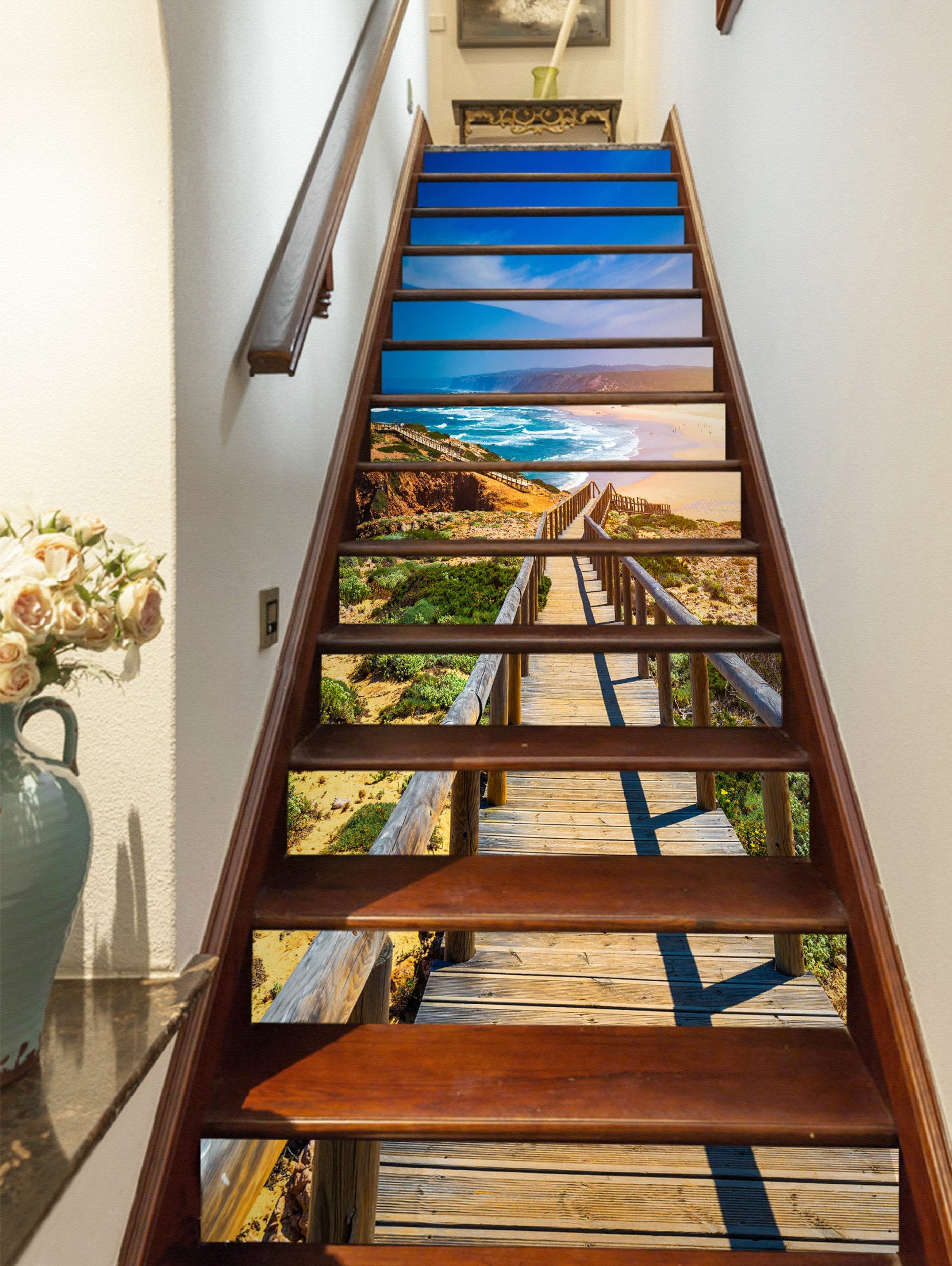 3D The End Of The Vast Beauty 370 Stair Risers