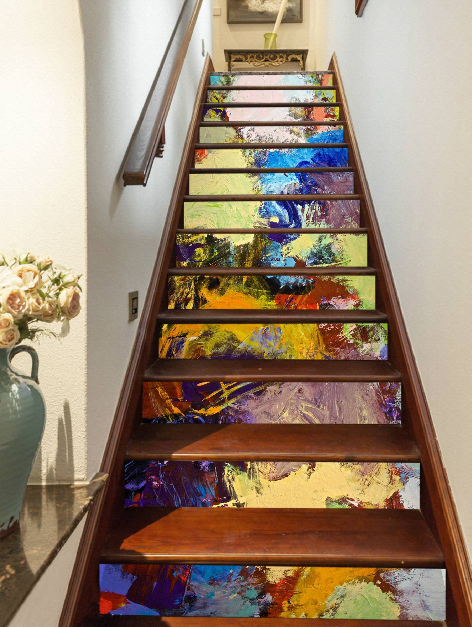 3D Oil Painting Color 90169 Allan P. Friedlander Stair Risers