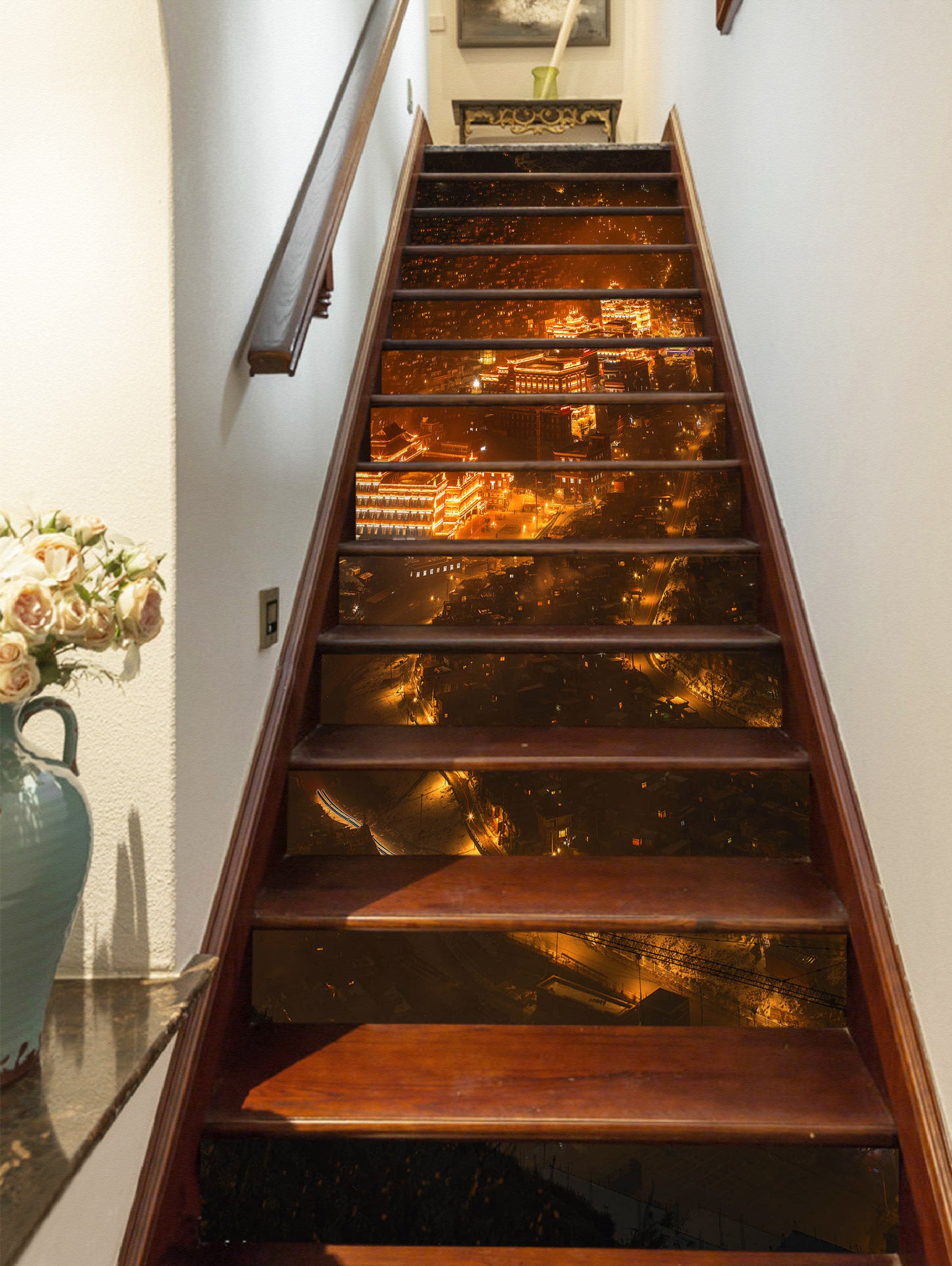 3D Lighted Building 275 Stair Risers